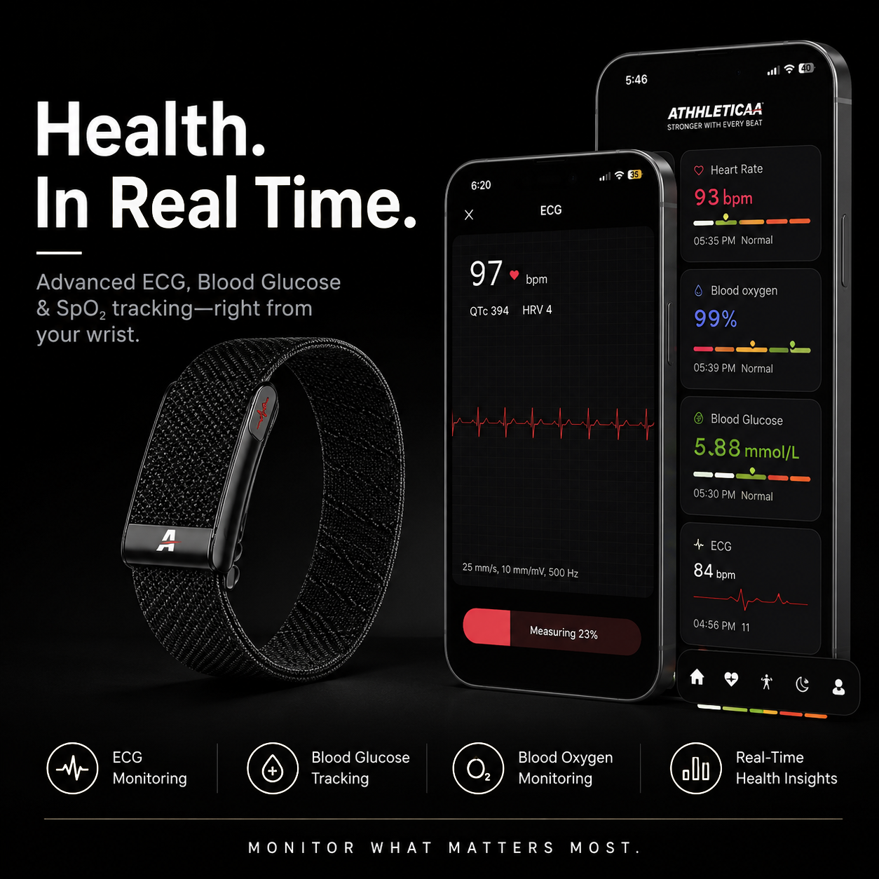 ATHHLETICAA Smart Band Pro