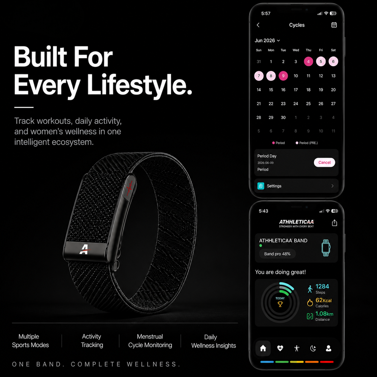 ATHHLETICAA Smart Band Pro