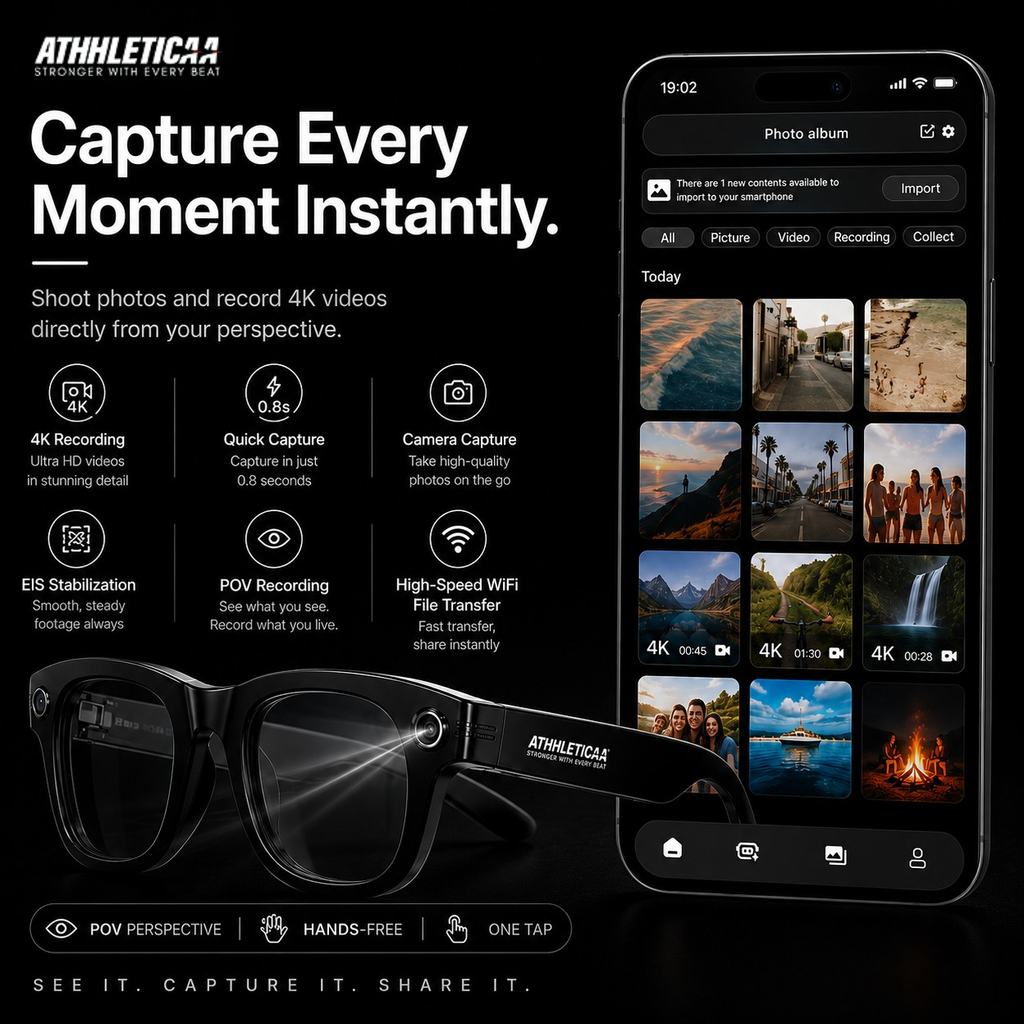 ATHHLETICAA Smart Glasses