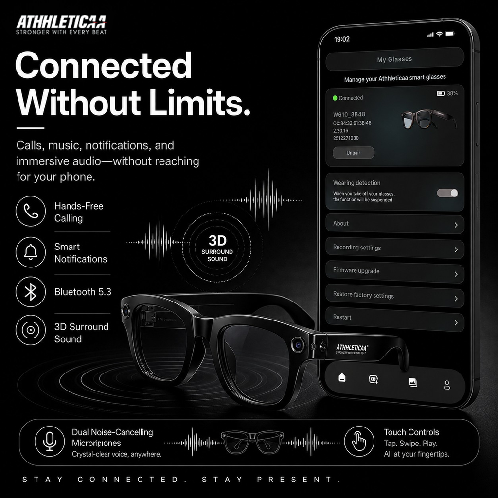 ATHHLETICAA Smart Glasses